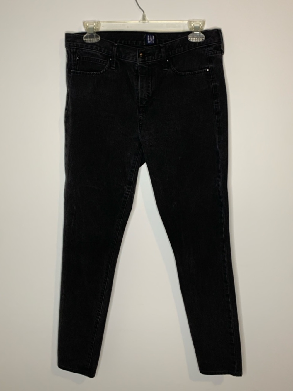 GAP Women's Black Skinny High-Rise Jeans - Stretch Denim